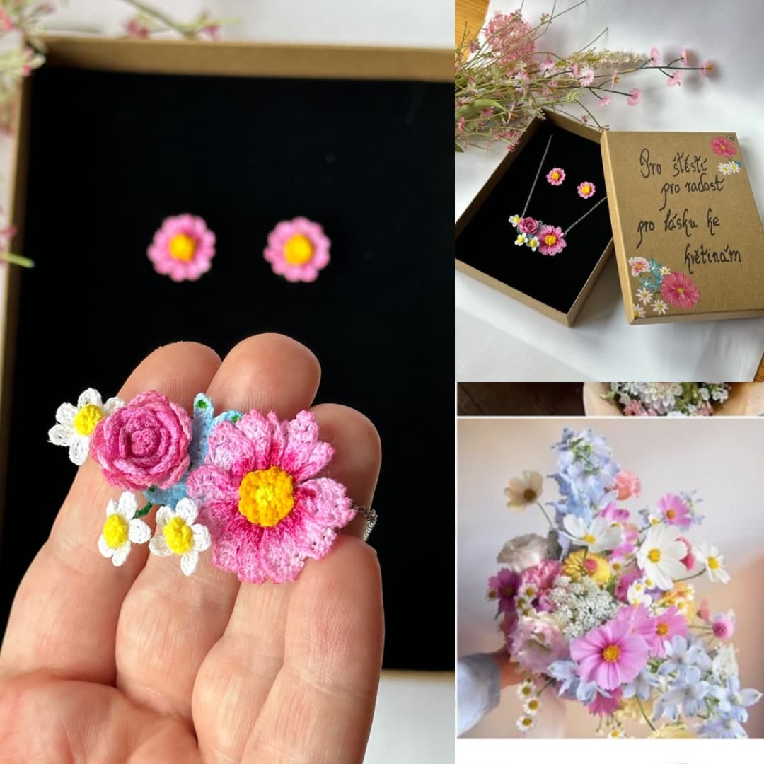 šperky na zakázku podle květiny